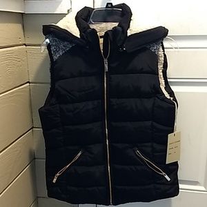 Vest with hood